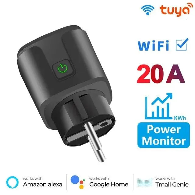 SmartPlug EU pro™ Wifi connectivity - Alexa & Google Compatible + voice controlled