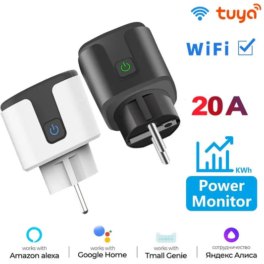 SmartPlug EU pro™ Wifi connectivity - Alexa & Google Compatible + voice controlled