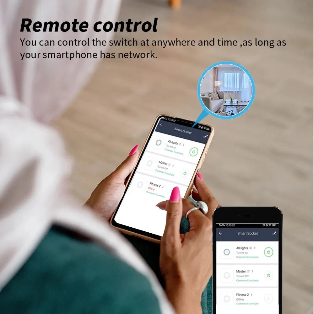 SmartPlug EU pro™ Wifi connectivity - Alexa & Google Compatible + voice controlled